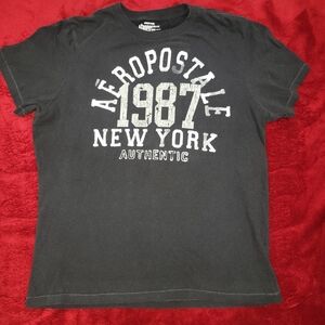 Aeropostale Black Graphic T-Shirt